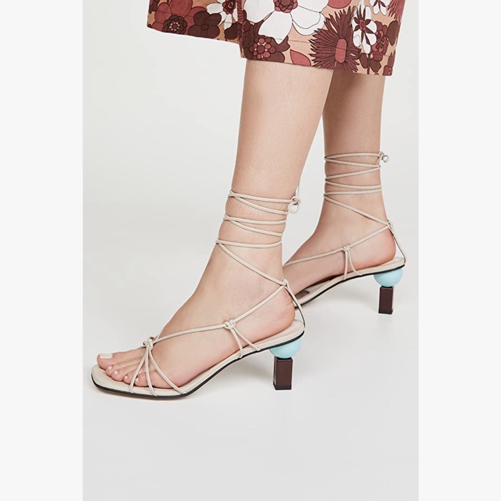 Trophy Lace-Up Sandals by Yuul Yie
